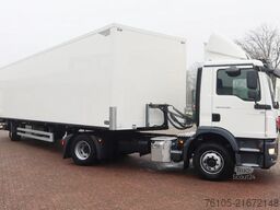 MAN TGM 15.290 Trekker + Heiwo city trailer geisole...