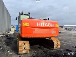 Hitachi ZX210LC-3 crawler excavator with digging bucket, g