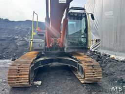 Hitachi ZX210LC-3 crawler excavator with digging bucket, g
