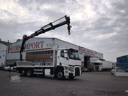 RENAULT 26.440 C 6X2 EURO 6 + GRUA HMF
