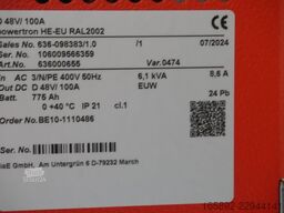 INDUSTRIE AUTOMATION Powertron HE-EU D48V/100A mit EUW