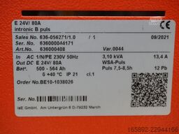 INDUSTRIE AUTOMATION intronic B puls E 24V/80A