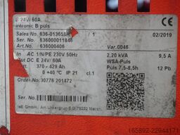 INDUSTRIE AUTOMATION intronic B puls E 24V/60A