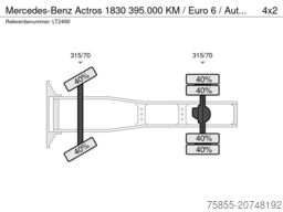 Mercedes-Benz Actros 1830 395.000 KM / Euro 6 / Automatic