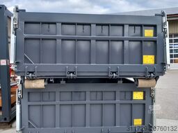 Decker Containerbau Abrollcontainer, Bayernbox, Pendelklappe