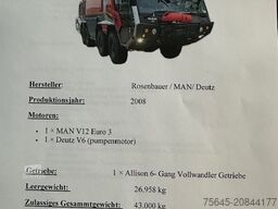 Rosenbauer Panther Flughafen- Feuer - Löschfahrzeug