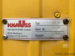  3x Knauss Mannschaftscontainer RZ 5. Nr. 6128