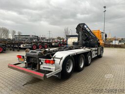 DAF CF 85.410 8x2 / HMF 3000 K6 crane (30T/m 6x ext...