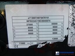 Feldbinder Powder tank alu 52 m3 (tipping) + ADR