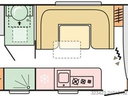 ADRIA Adora 673 PK Tandemachse, Mikro, Fußbodenheizung