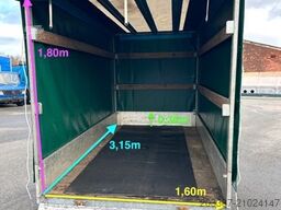 HUMBAUR HT20.26.16/ Tandemhänger 2.000kg/ Planenaufbau