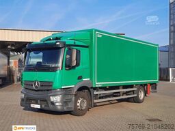 MERCEDES-BENZ 1827 L ACTROS Koffer 7,35 m mit Tür + LBW 2t