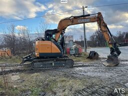 CASE CX85D SR w/ Rototilt, narrow bucket and tine bucke