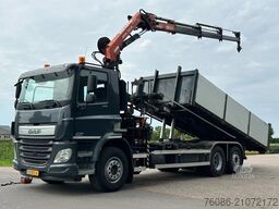 DAF CF 370 EURO6!!6x2!KRAAN/KRAN/KABEL/ABROLLKIPPER...