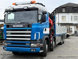 Scania 124.420  Kran 2008 Palfinger PK44002 + Jib 24m