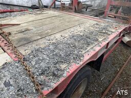 NC BT-24 3-axle equipment trailer with hydraulic ramp