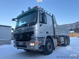 Mercedes-Benz Actros 2655K 6x4 plow rig dump truck w/ gravel rak