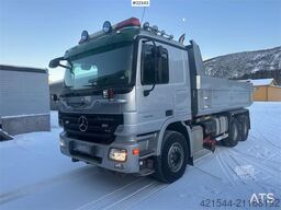 Mercedes-Benz Actros 2655K 6x4 plow rig dump truck w/ gravel rak