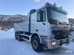 Mercedes-Benz Actros 2655K 6x4 plow rig dump truck w/ gravel rak