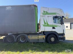 Scania R480 6x2 truck with a 3-axle Krone Profi Liner Nor