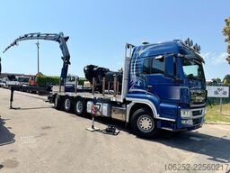 MAN TGS 35.480 8X4 PRITSCHE + KRAN (29m!)  FASSI F3...