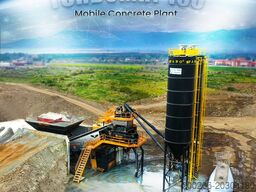 FABO mobile concrete mixing plants 100 m³/h