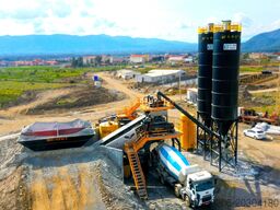 FABO mobile concrete mixing plants 100 m³/h