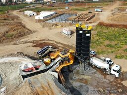 FABO mobile concrete mixing plants 100 m³/h