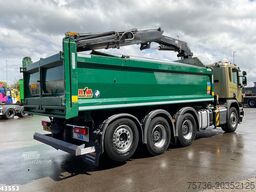 Scania P 410 8x4 Euro 6 HMF 18 Tonmeter laadkraan