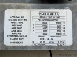 GROENEWEGEN DRO-14-27 GALVANISED CHASSIS DISC BRAKES SLIDING