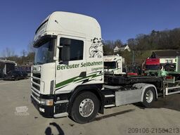 SCANIA R 144 V8 530 Retarder Voll Luft Alu Felgen Hydra