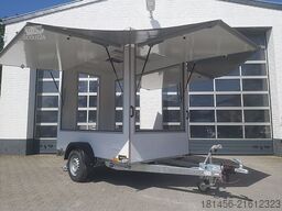 TRAILERSHOP 3 Klappen Multi Event Trailer Hecktür 230 V lager