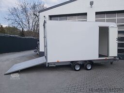 trailershop 420x200x210cm aerodynamisch Seitentür Heckrampe