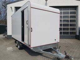 trailershop 420x200x210cm aerodynamisch Seitentür Heckrampe