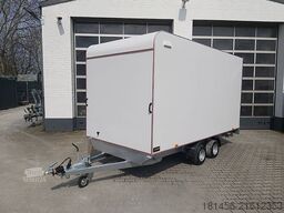 trailershop 420x200x210cm aerodynamisch Seitentür Heckrampe