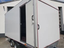 trailershop 420x200x210cm aerodynamisch Seitentür Heckrampe