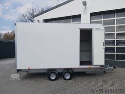 trailershop 420x200x210cm aerodynamisch Seitentür Heckrampe