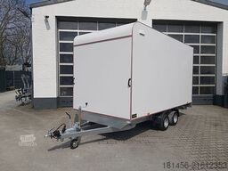 trailershop 420x200x210cm aerodynamisch Seitentür Heckrampe