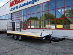 Möslein TTT 11 5,2 BR Weiß  Neuer Tandemtieflader mit Breiten Rampen
