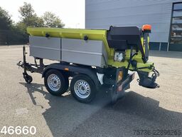 Hotra 2-assige aanhangwagen met Epoke zoutstrooier