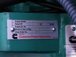 Cummins C22D5Q Declaration of Conformity, Diesel, 22kVA, A