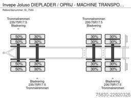 Invepe Joluso DIEPLADER / OPRIJ - MACHINE TRANSPORT 4 AXLE
