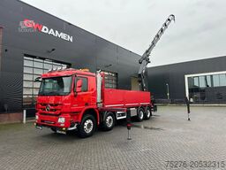 Mercedes-Benz Actros 4151 V8 8x4 Hiab 477 E-6, Winch Euro 5