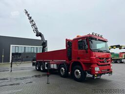 Mercedes-Benz Actros 4151 V8 8x4 Hiab 477 E-6, Winch Euro 5