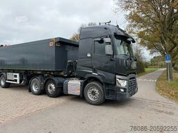 Renault T480 6x2 trekker 262dkm!! TRAILER WITH CRANE FO...