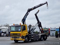 DAF CF 250 6x2*4 - Hooklift - HIAB 102 Crane - Manu...