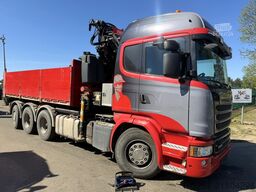 Scania G490 8x4 TRIDEM PRITSCHE + KRAN FASSI F275A.2.2...