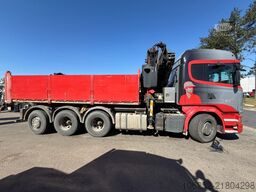 Scania G490 8x4 TRIDEM PRITSCHE + KRAN FASSI F275A.2.2...