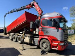 Scania G490 8x4 TRIDEM PRITSCHE + KRAN FASSI F275A.2.2...