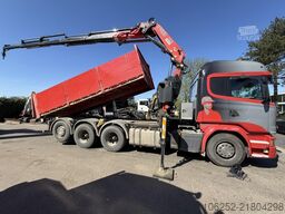 Scania G490 8x4 TRIDEM PRITSCHE + KRAN FASSI F275A.2.2...